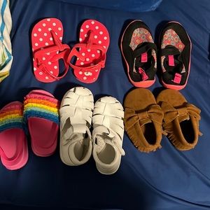 Size 4,5&6 toddler girl shoes